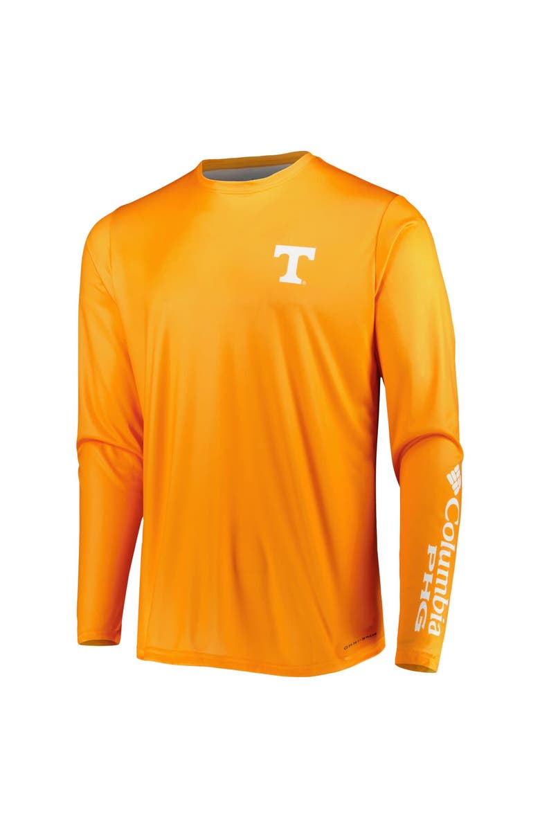 Columbia Men's Columbia Tennessee Orange Tennessee Volunteers Terminal Shot Omni-Shade Omni-Wick Long Sleeve T-Shirt, Alternate, color, 