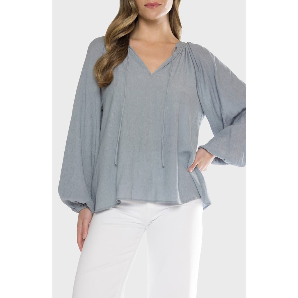 Matty M . Dawson Tie Top In Gray