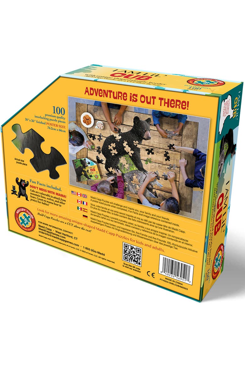 Lil Cub 100 Piece Jigsaw Puzzle, Alternate, color, Multicolored