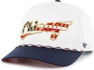 '47 Men's '47 White Chicago White Sox Flag Script Hitch Snapback Hat