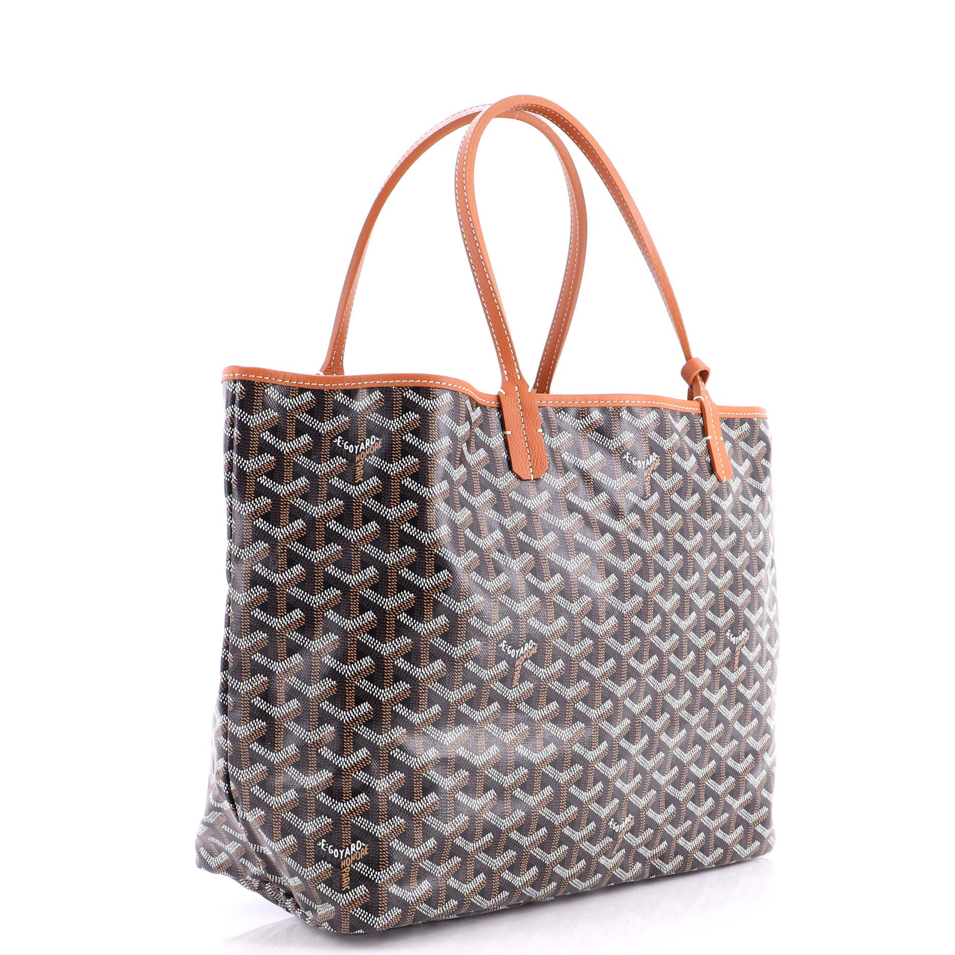 Pre-Owned Goyard Saint Louis Tote Coated Canvas PM, Alternate, color, Brown