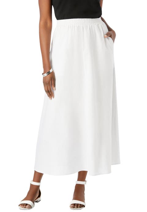 Linen Maxi Skirt (Plus Available)