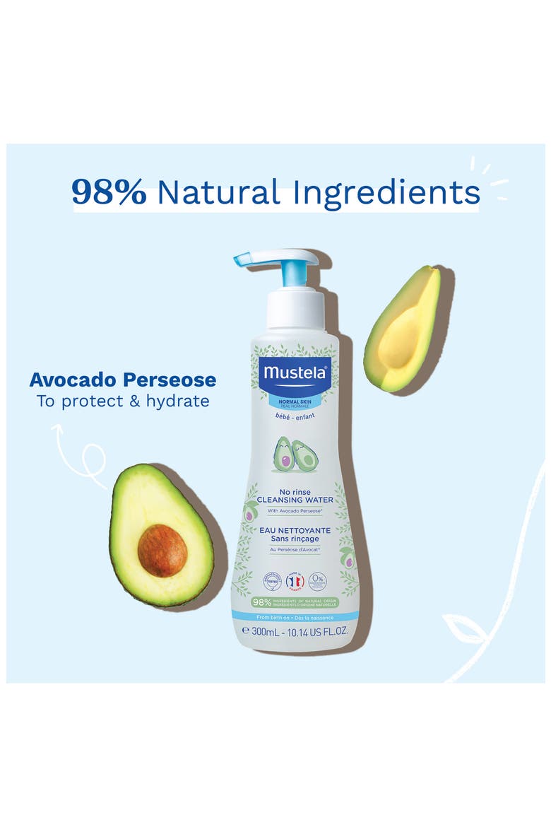 No-Rinse Cleansing Water with Avocado Perseose, Alternate, color, WHITE