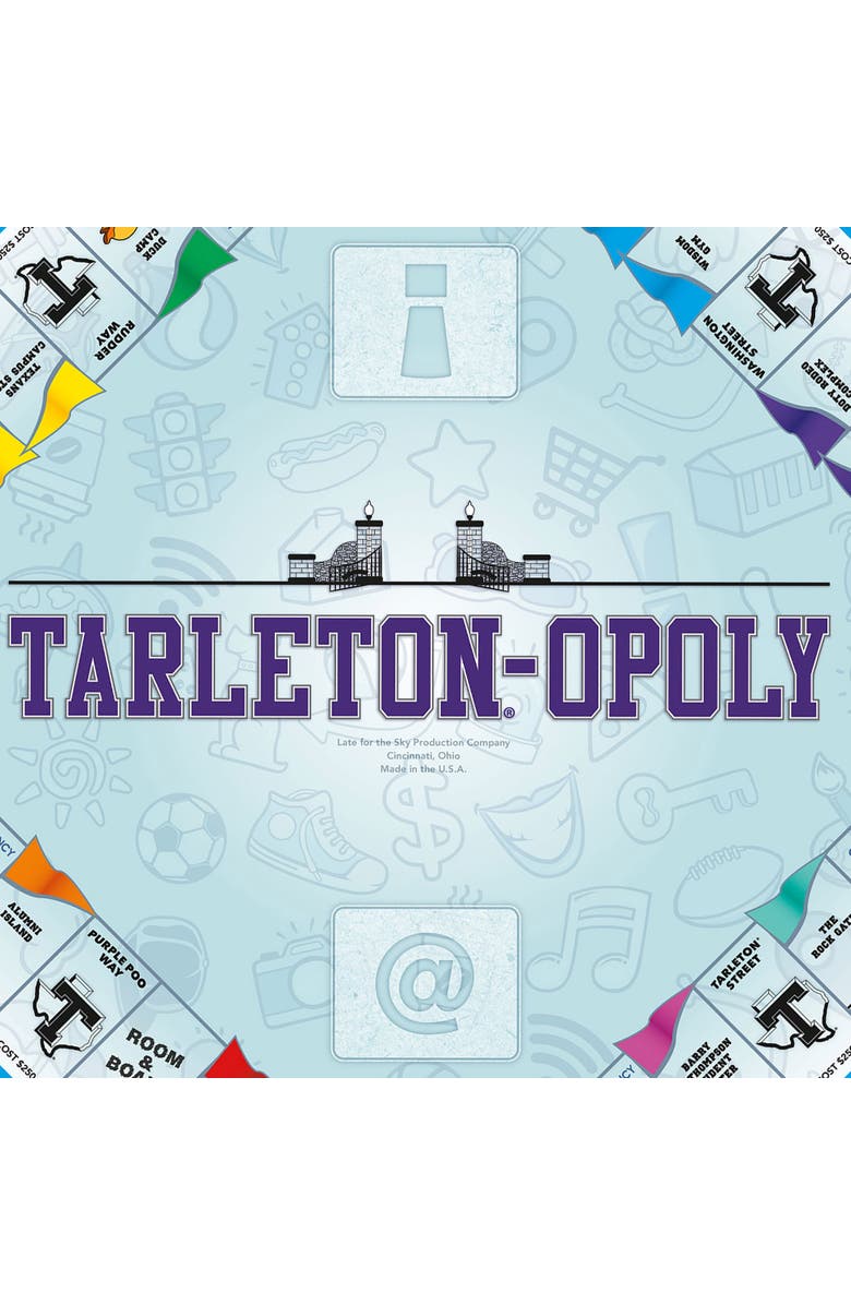 Late for the Sky University Tarletonopoly Monopoly Board Game, Alternate, color, Multicolored