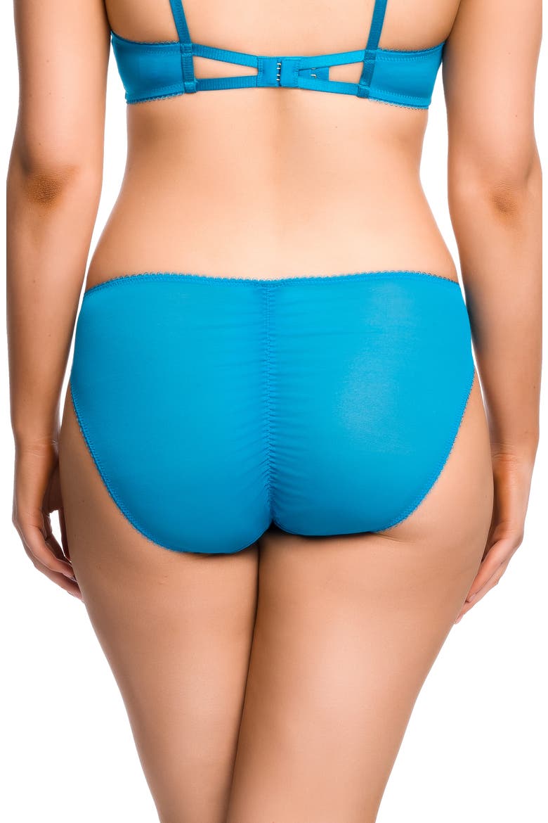 Esther Lace Trim Bikini, Alternate, color, JEWEL BLUE
