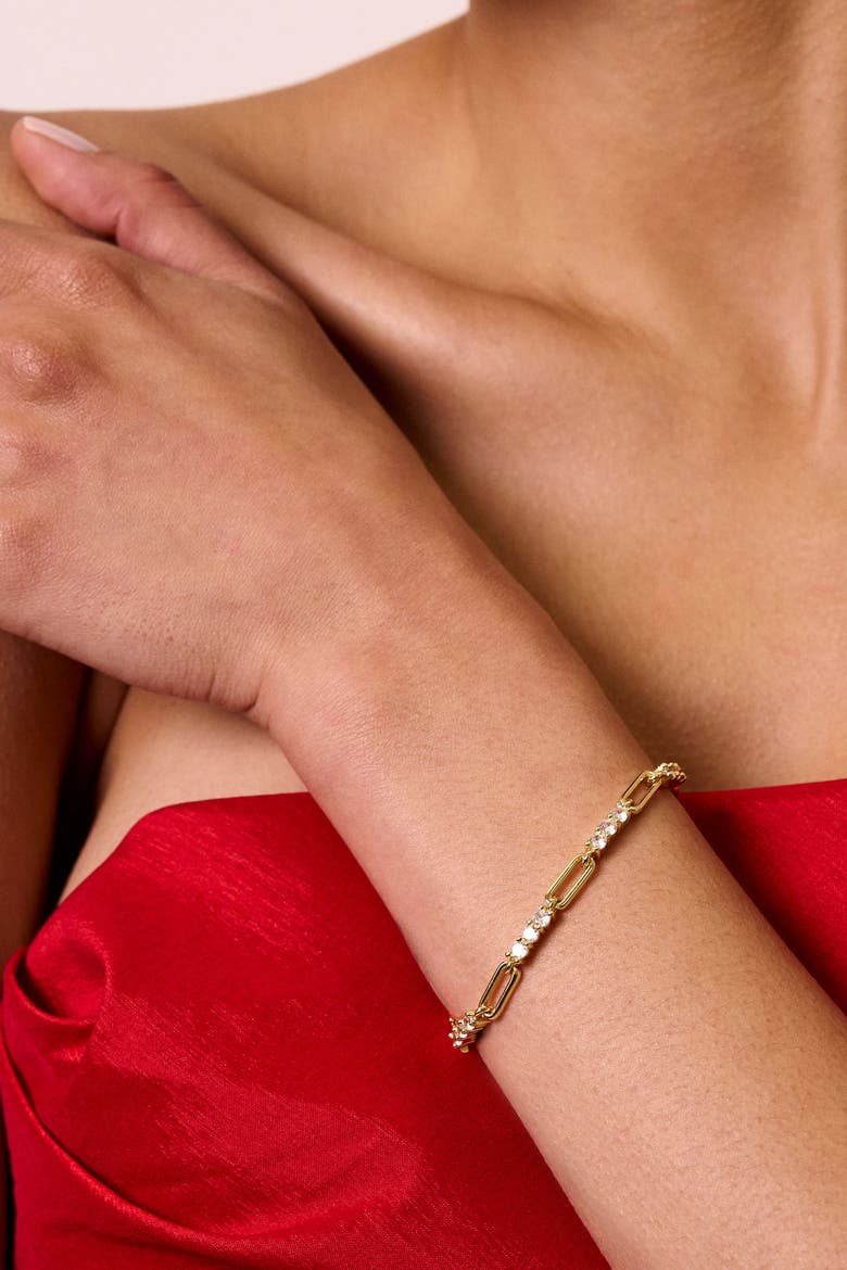 Drew Bracelet, Alternate, color, Gold
