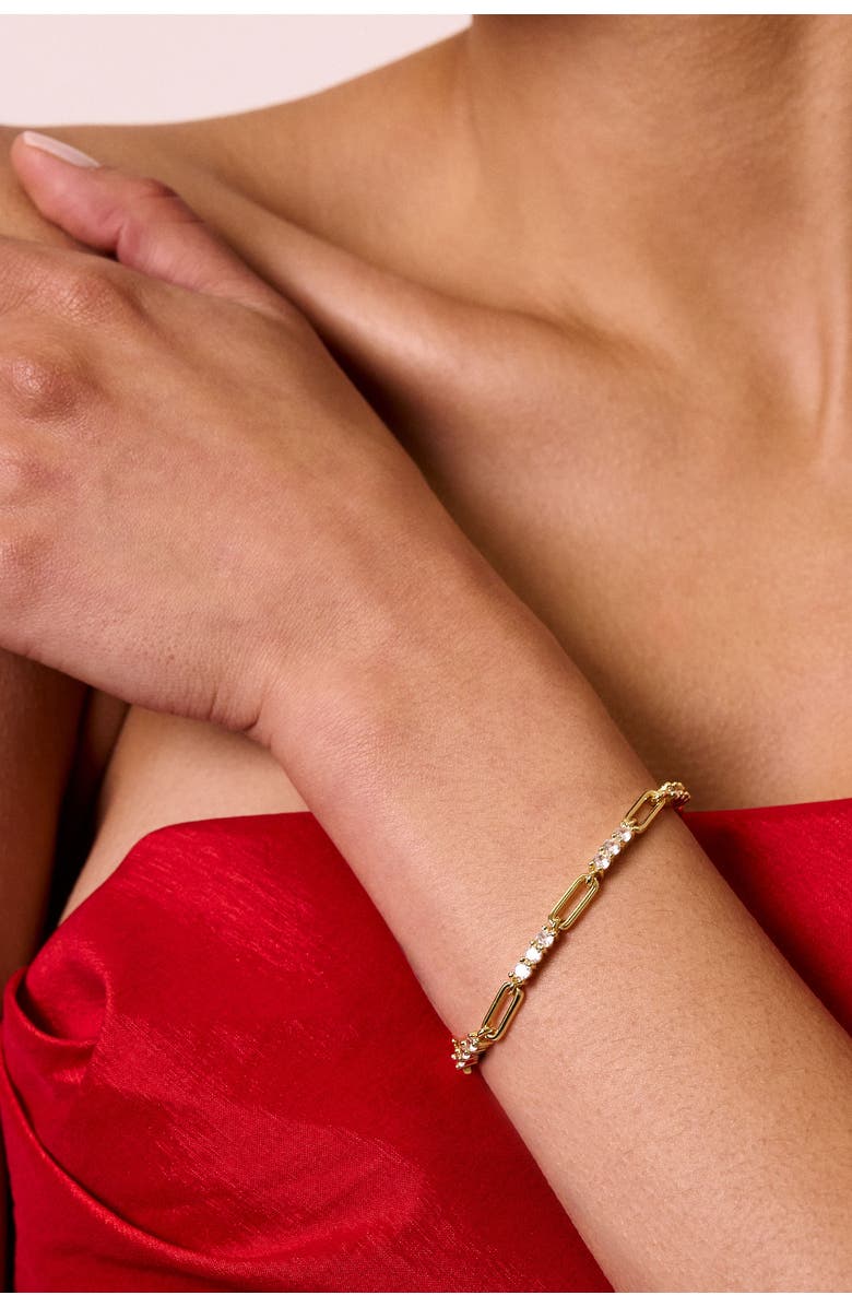 Electric Picks Drew Bracelet, Alternate, color, Gold