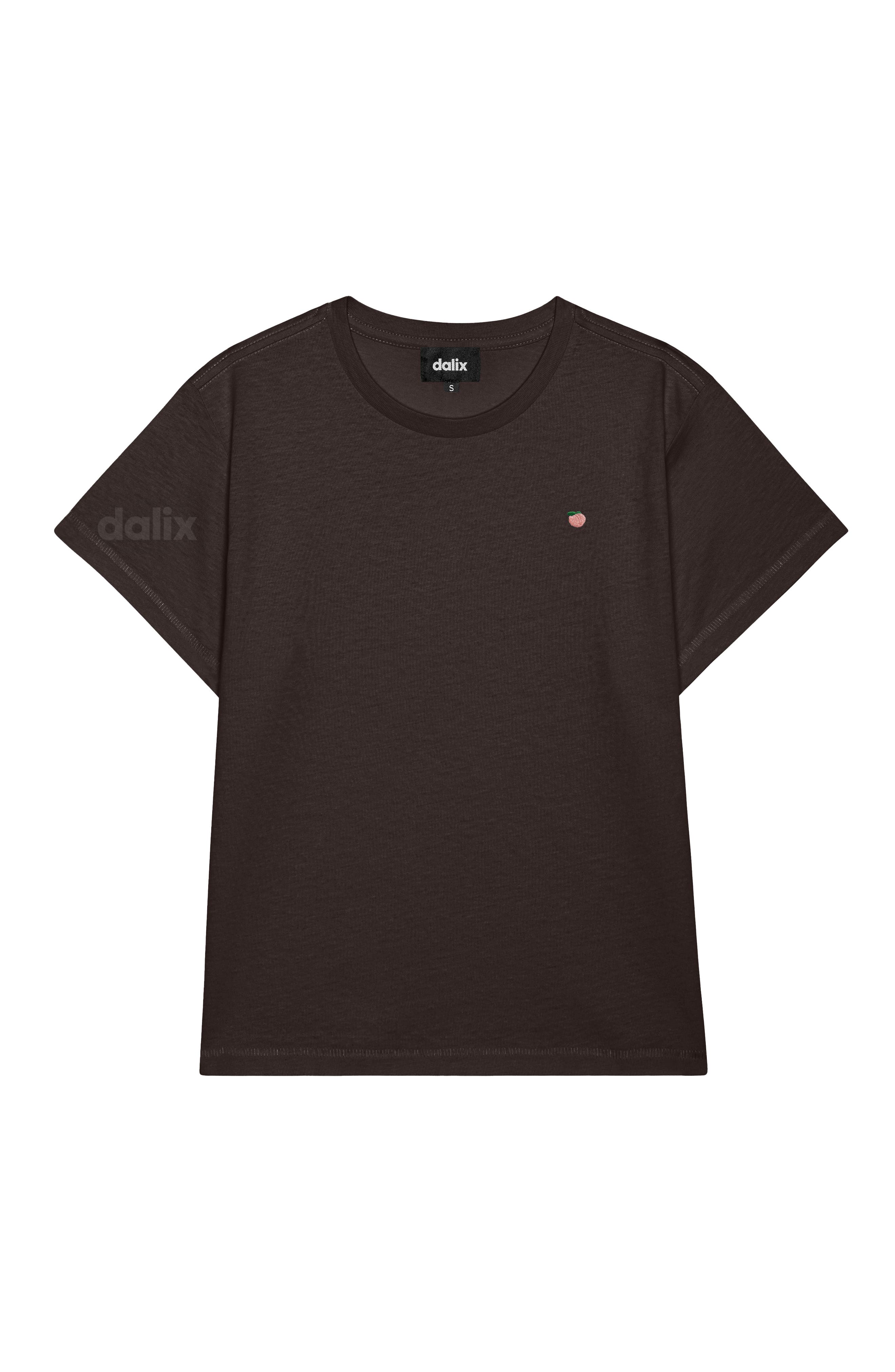 Womens Lil Peach Lightweight High Waisted Tee - image 3