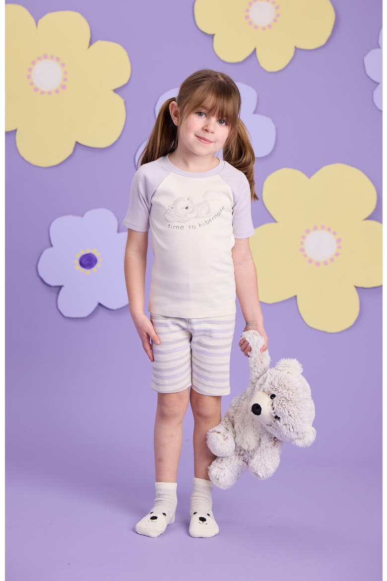 Marshmallow Bear Shorties PJ Set, Alternate, color, Multi Color
