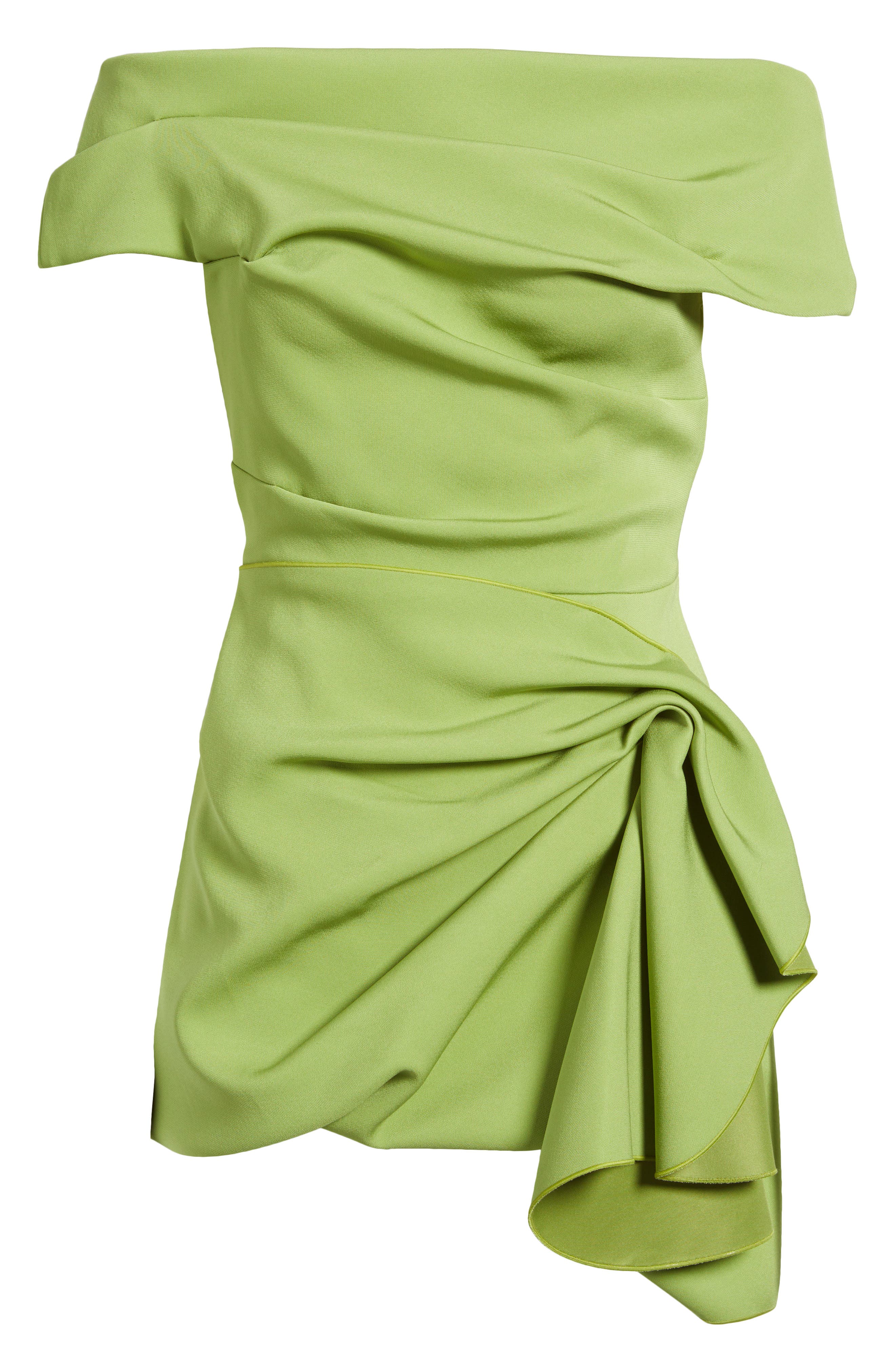 acler green dress Mersham Gathered Off the Shoulder Cocktail Minidress (Women) women-size-chart-lehenga