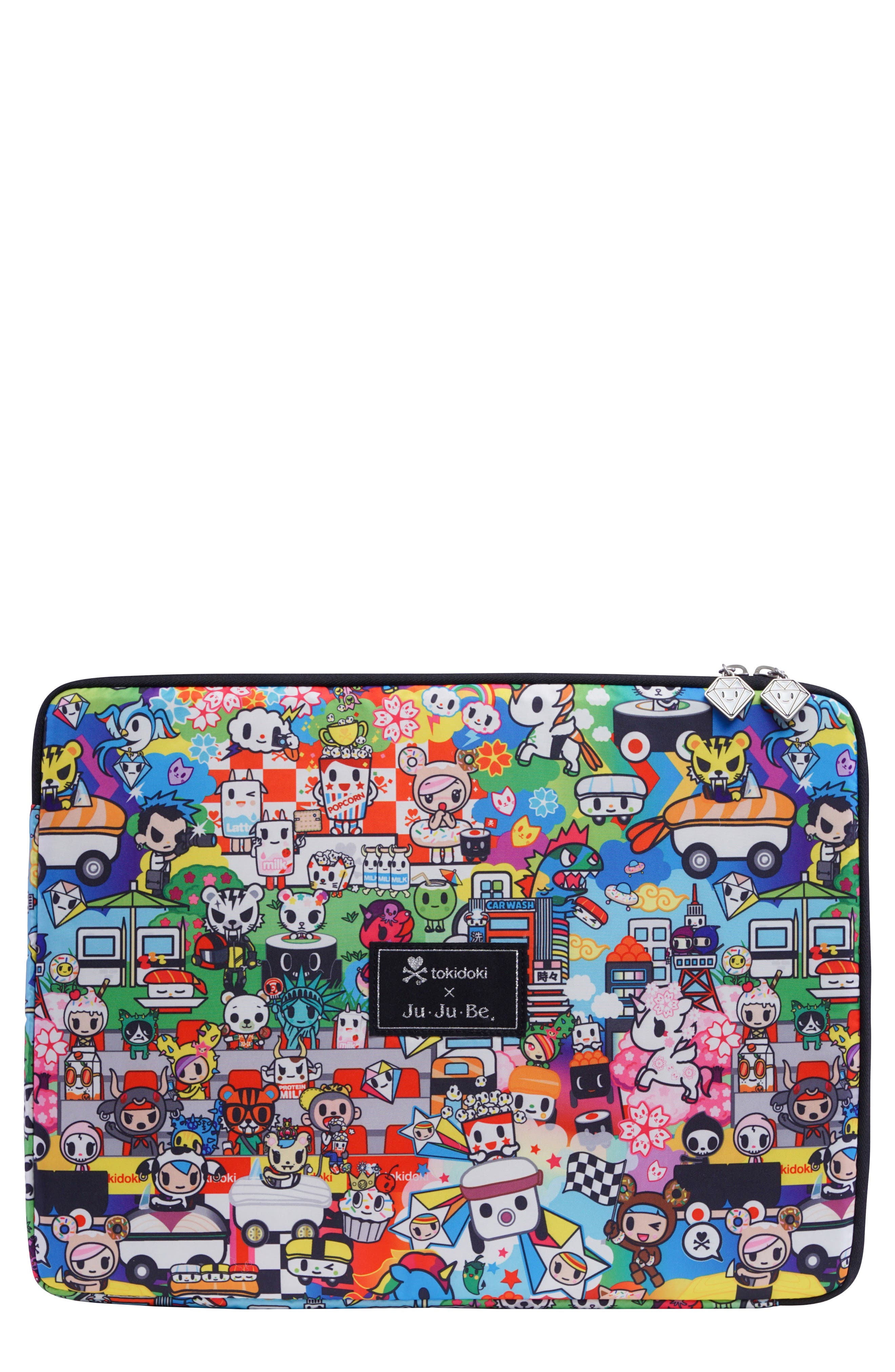 JuJuBe Ju-Ju-Be x tokidoki Mega Tech Laptop Case, Main, color, 