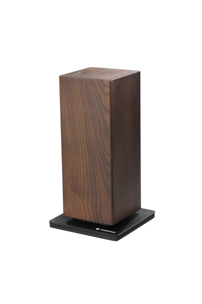 Magnetic Spinning Wood Knife Block for Counter, Main, color, Ash