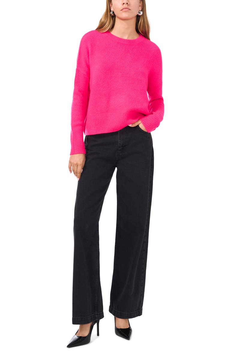 Crewneck Sweater, Alternate, color, PASSION
