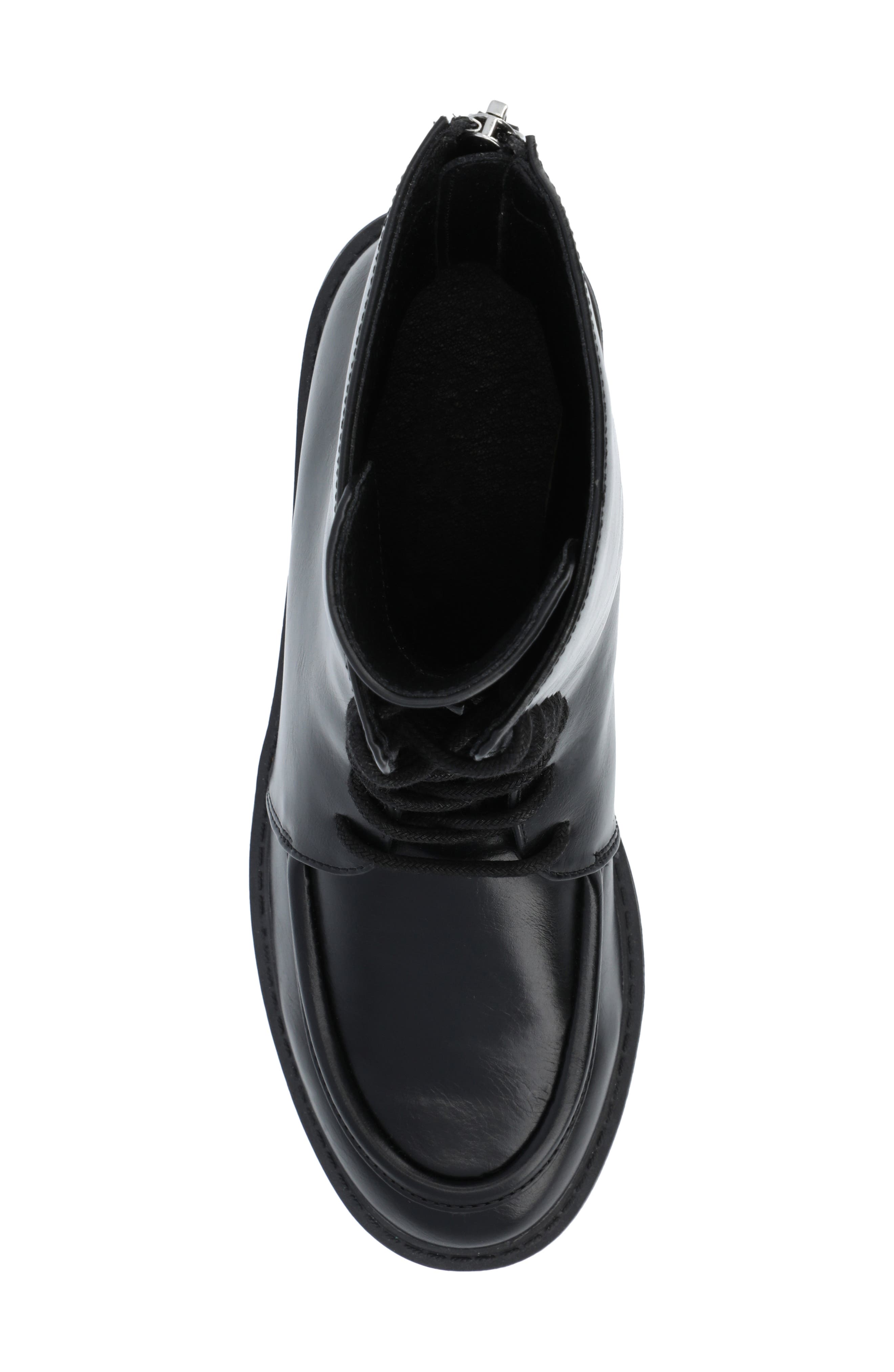 Journee Collection Nikks Combat Boot, Alternate, color, Black