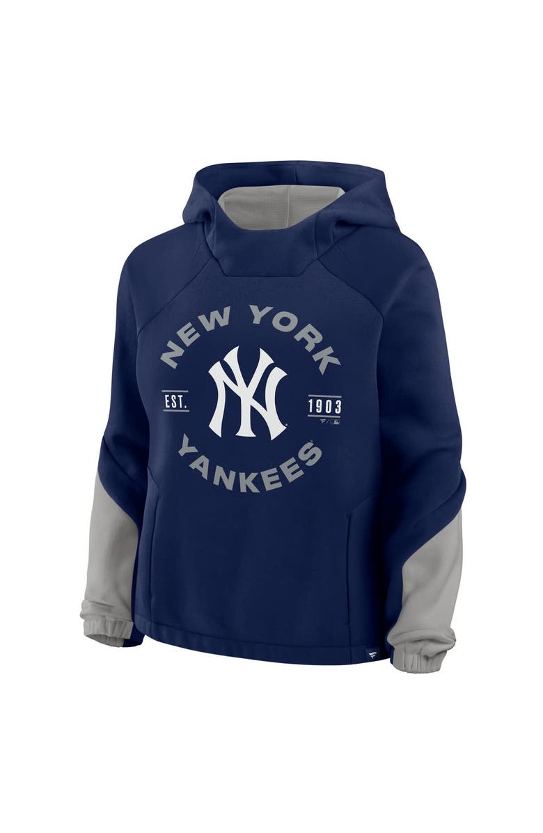 FANATICS Women's Fanatics Navy New York Yankees Oversized Time to Win Pullover Hoodie, Alternate, color, Navy