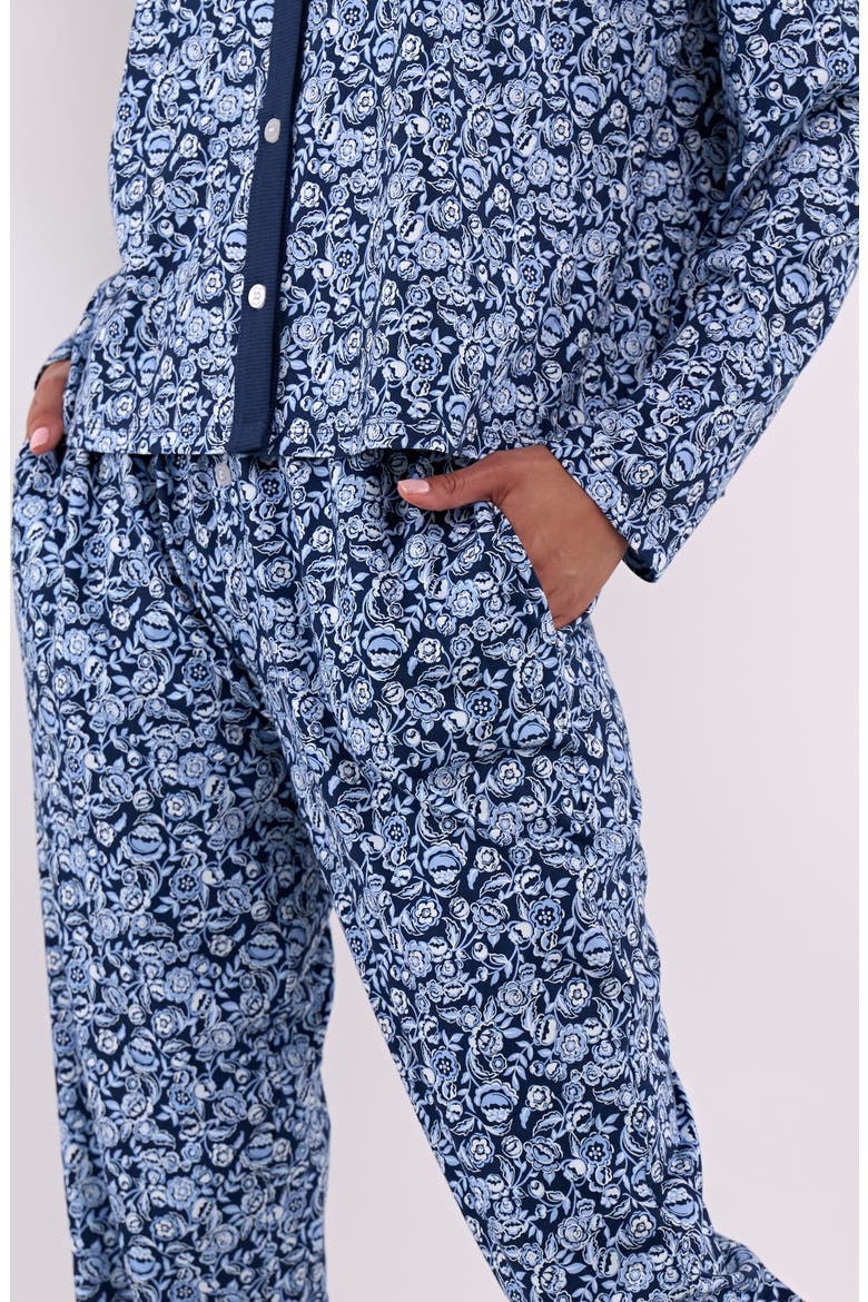 Knit Pajamas, Alternate, color, BLUE
