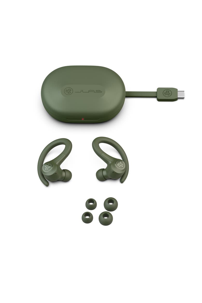 Go Air Sport True Wireless Earbuds, Alternate, color, Green