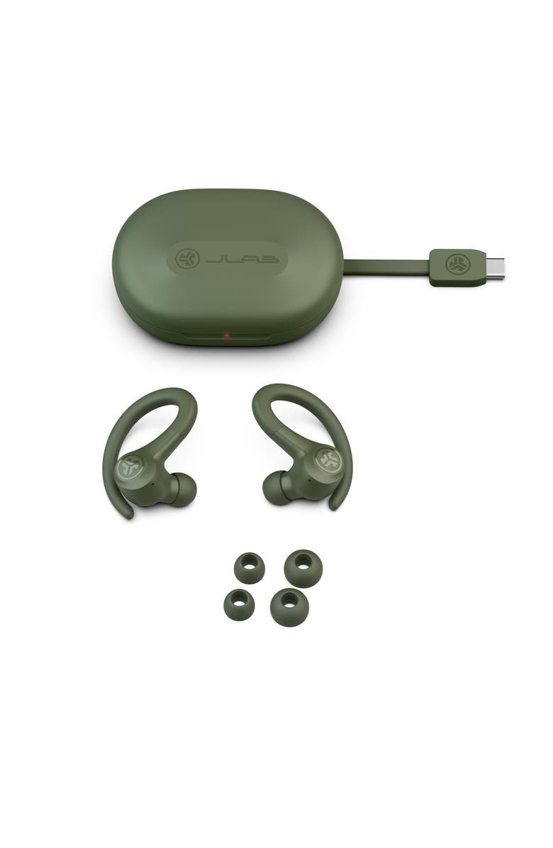 JLab Go Air Sport True Wireless Earbuds, Alternate, color, Green