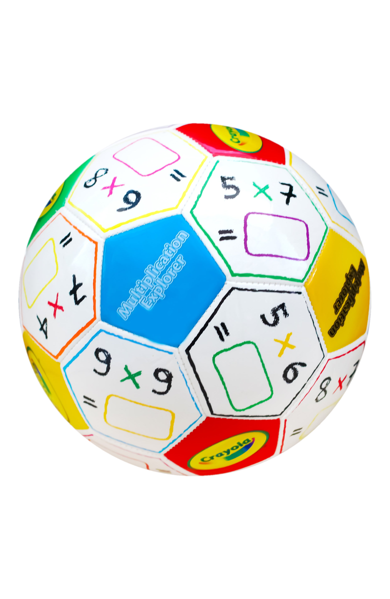 iconsportgroup Division Box Explorer Soccer Ball, Alternate, color, Multiplication Multi