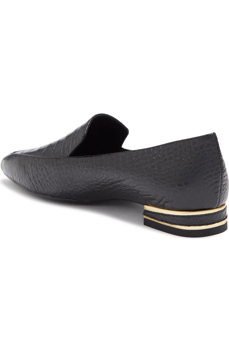 Aquatalia Perci Croc Embossed Leather Loafer, Alternate, color,