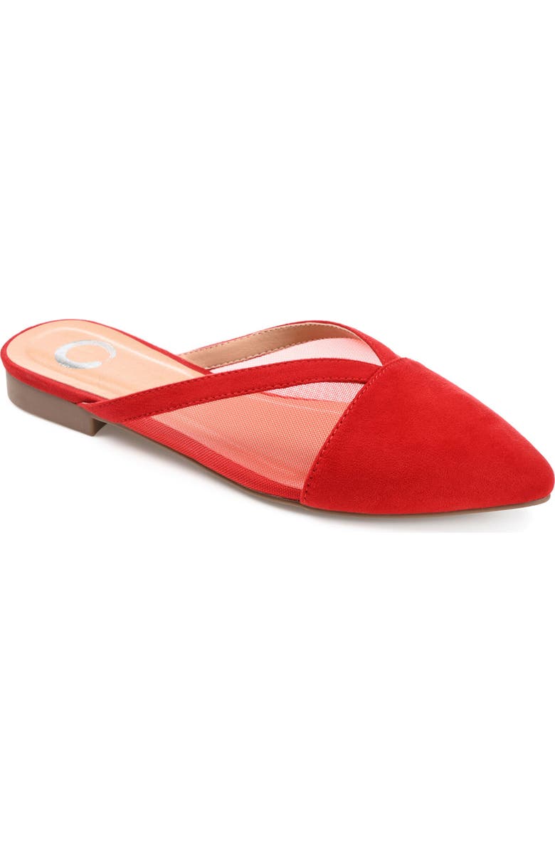 Journee Collection Reeo Mule, Main, color, Red