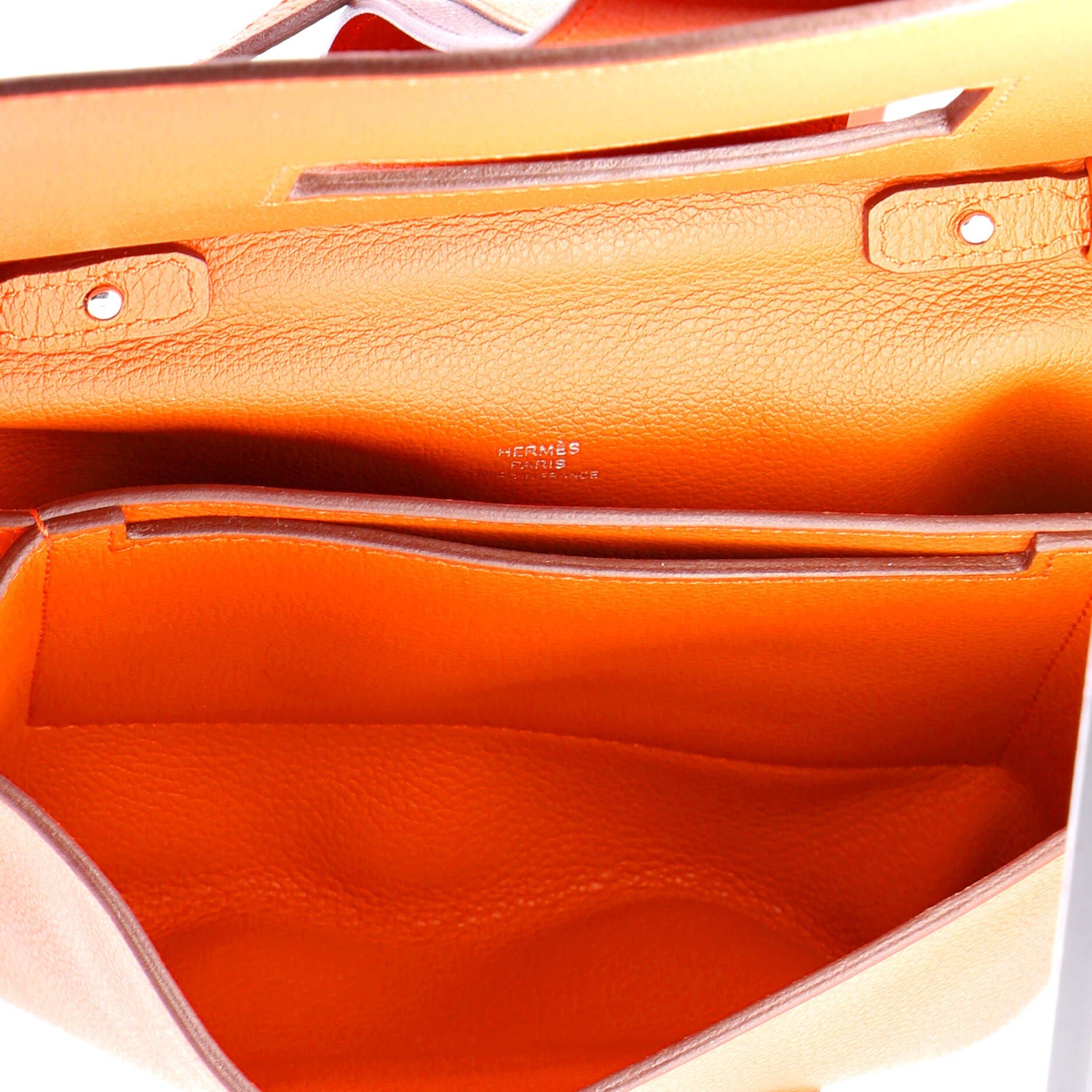 Pre-Owned Hermes H Passant Clutch Shoulder Bag Evercolor, Alternate, color, Terre Battue