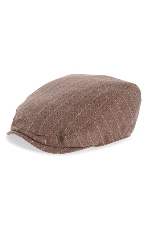 Pinstripe Driving Cap