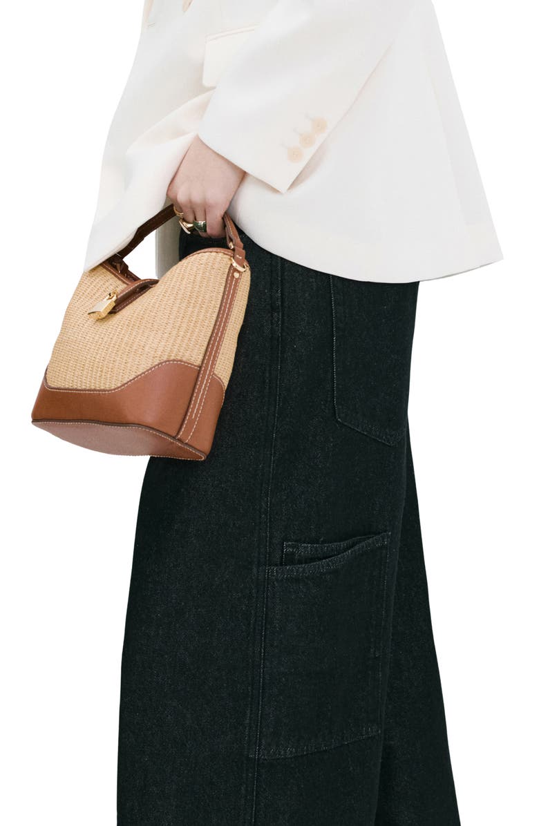 MANGO High Waist Balloon Jeans, Alternate, color, 