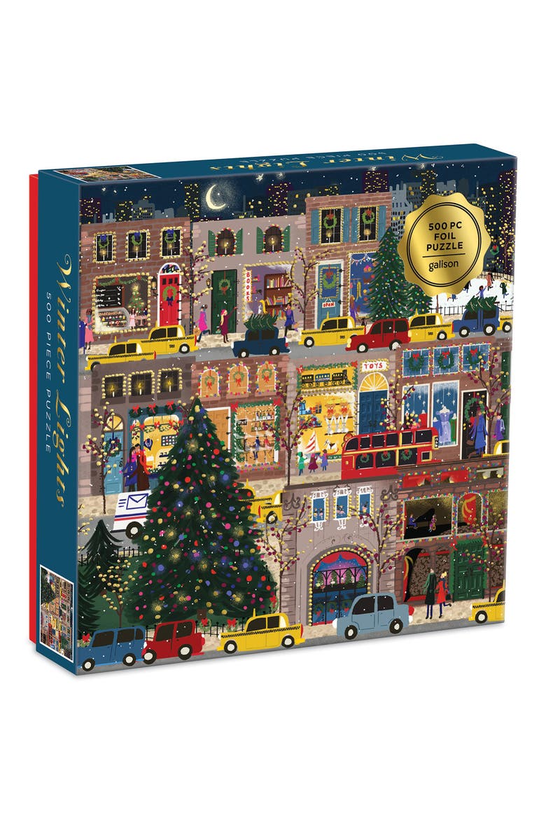 Winter Lights 500-Piece Puzzle, Main, color, MULTI