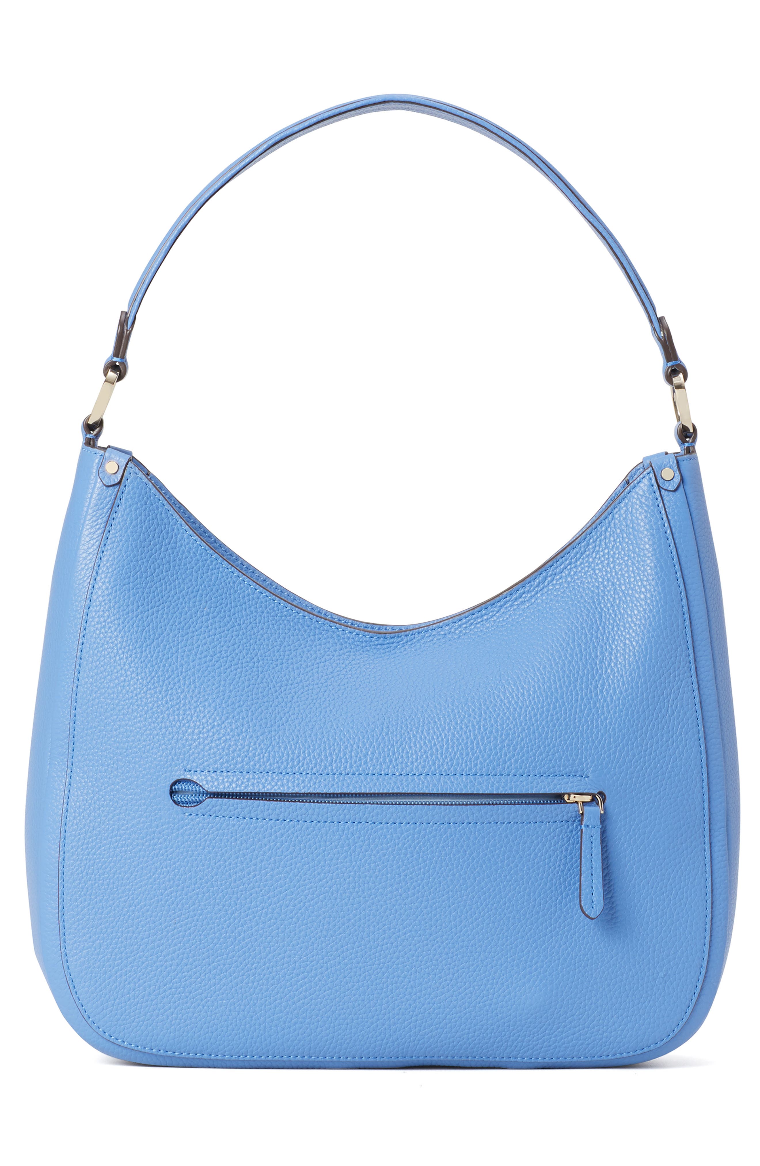 roulette large leather hobo bag, Alternate, color, DEEP CORNFLOWER