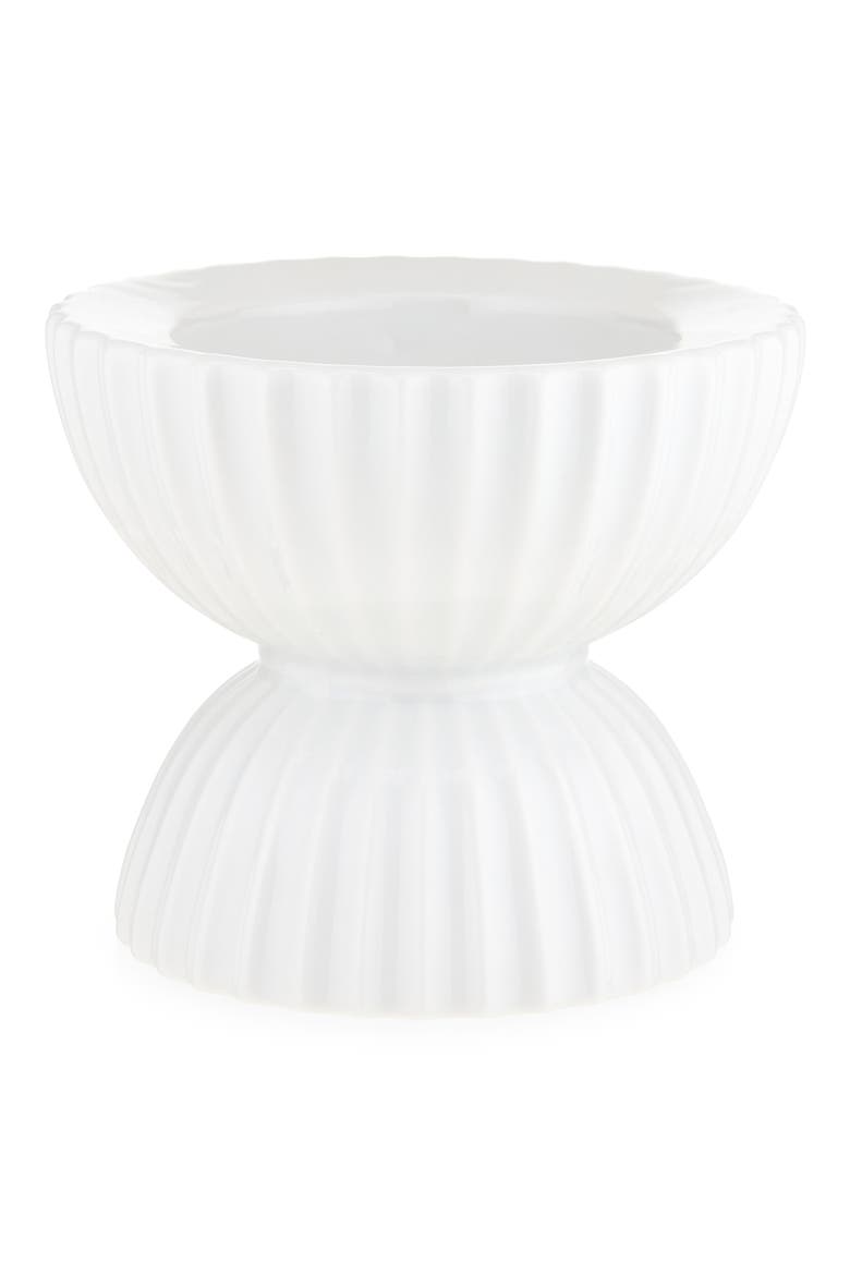 Tura 4-Inch Candleholder, Main, color, WHITE
