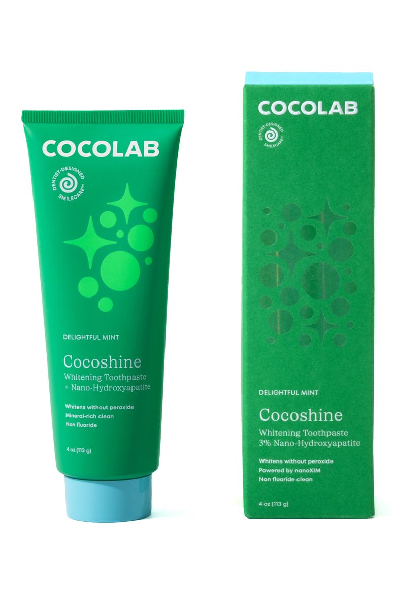 Cocoshine Whitening Toothpaste, Main, color, DELIGHTFUL MINT