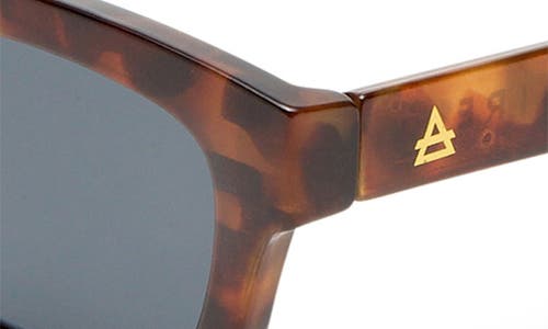 Aire Sculptor 50mm Rectangular Sunglasses In Dark Tortoise