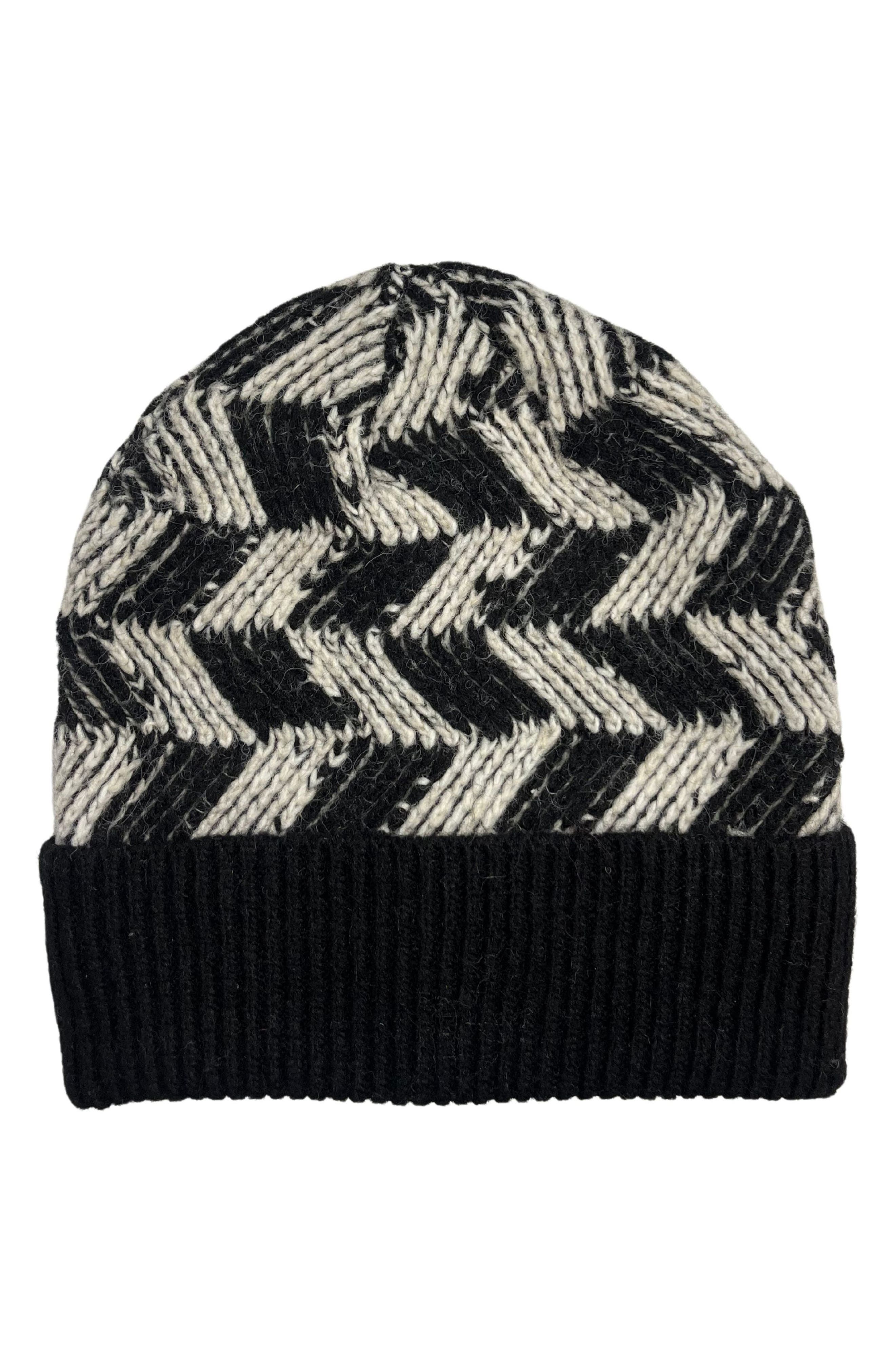 MARCUS ADLER Zigzag Knit Beanie