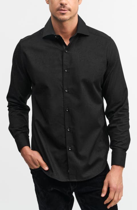Waycross Jacquard Button-Up Shirt