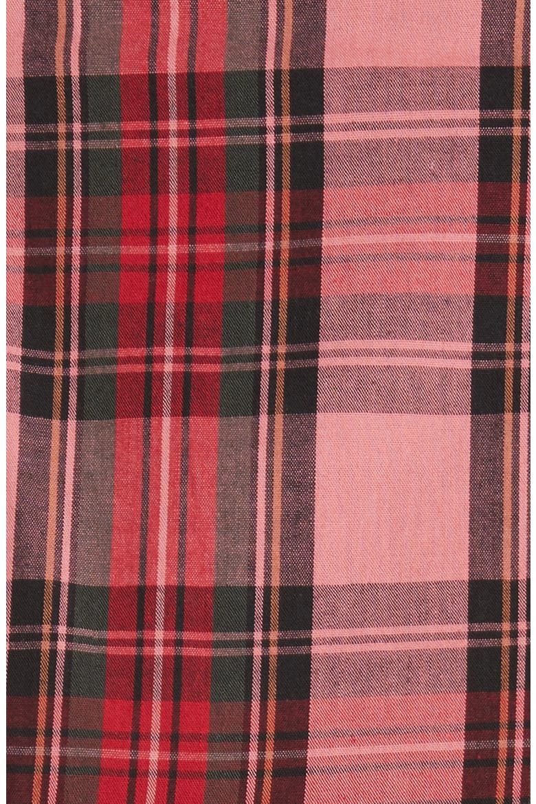 Em Ruffle Tartan Skirt, Alternate, color, PINK
