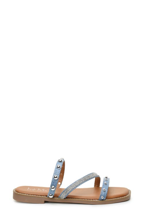 NICOLE MILLER NICOLE MILLER STRAPPY STUD SLIDE SANDAL