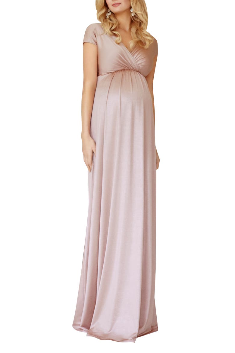 Francesca Maternity Maxi Dress, Alternate, color, PINK