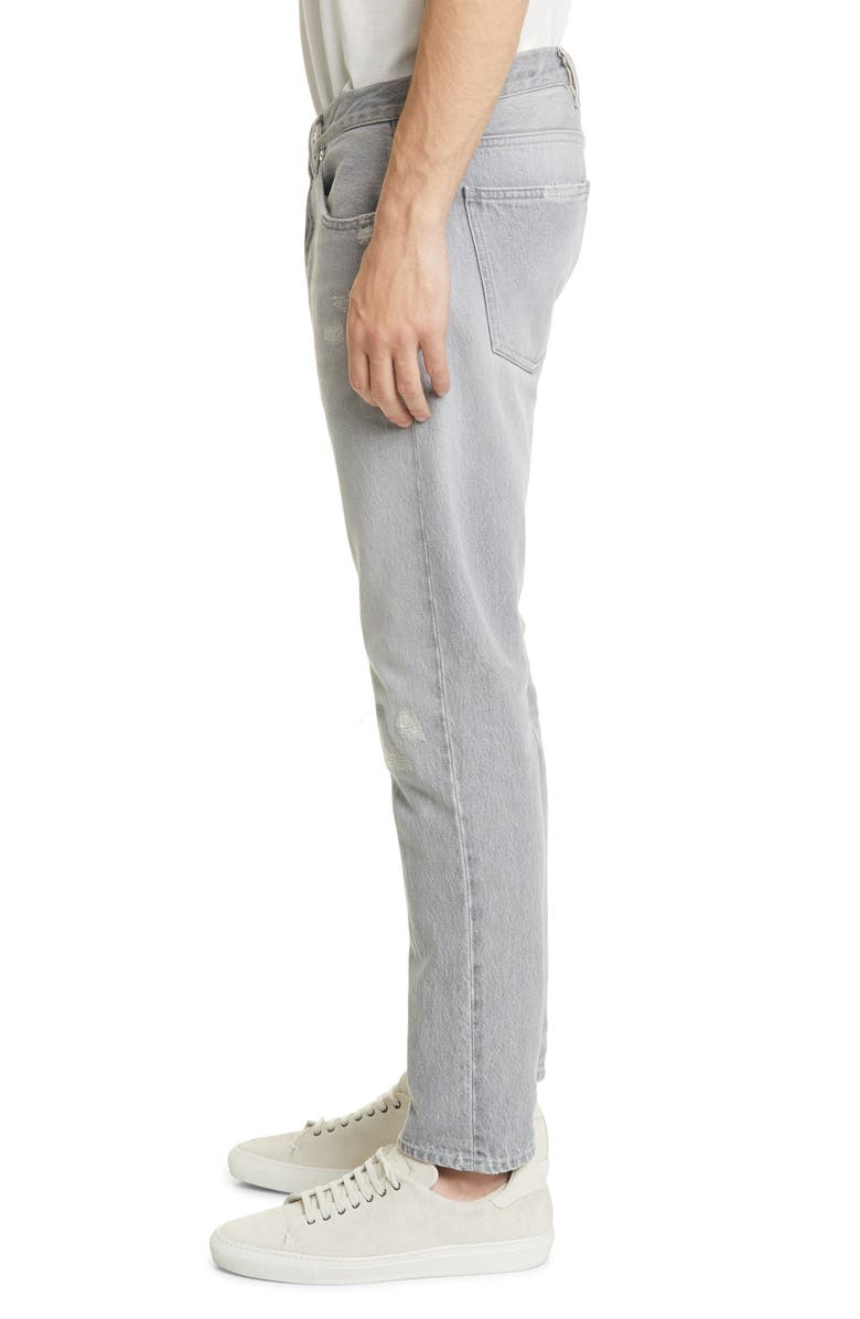 Eleventy Distressed Slim Fit Jeans, Alternate, color,