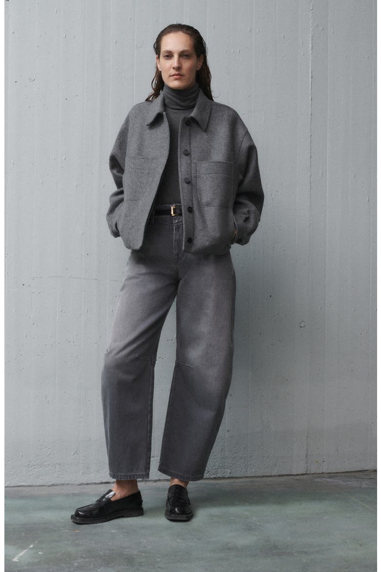 Ridge-X Barrel Leg Jeans, Alternate, color, MID GREY