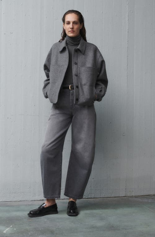 Closed Ridge-x Barrel Leg Jeans In Gray
