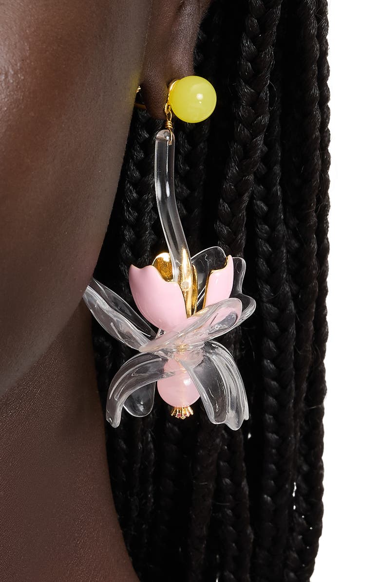 Kate Spade New York bright orchid drop earrings, Alternate, color,