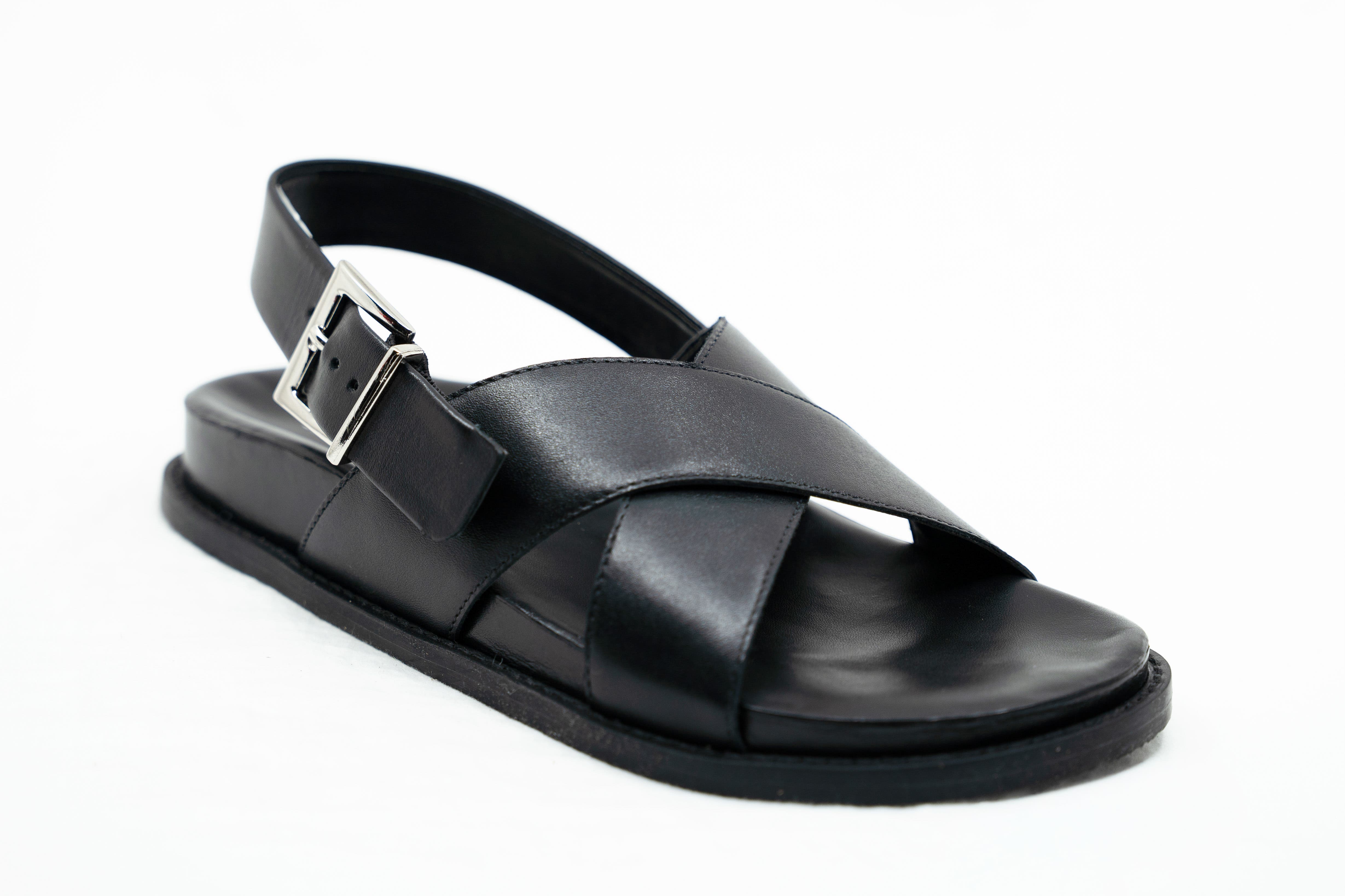 The Dewey Sandal, Main, color, Black