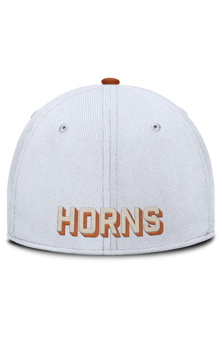 Nike Men's Nike White Texas Longhorns Legacy Rise Performance Flex Hat, Alternate, color, White
