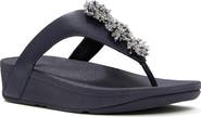 FitFlop Flowrise Embellished Wedge Flip Flop