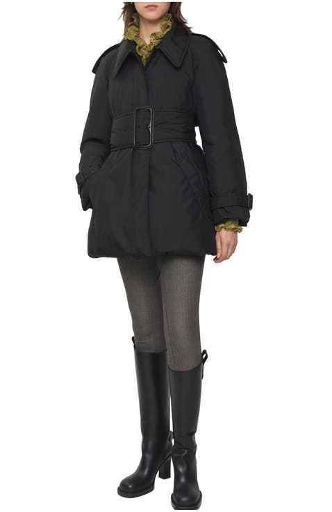 Belted Berryhill Padded Car Coat