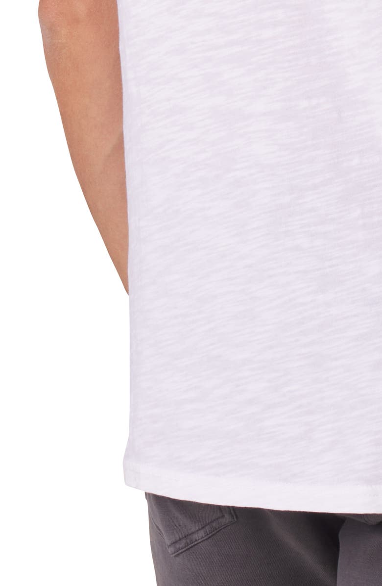 The Normal Brand Slub Pocket Polo, Alternate, color, White