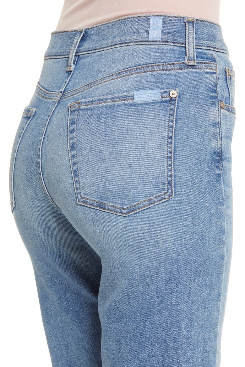 Alexa High Waist Crop Wide Leg Jeans, Alternate, color, LAKESIDE