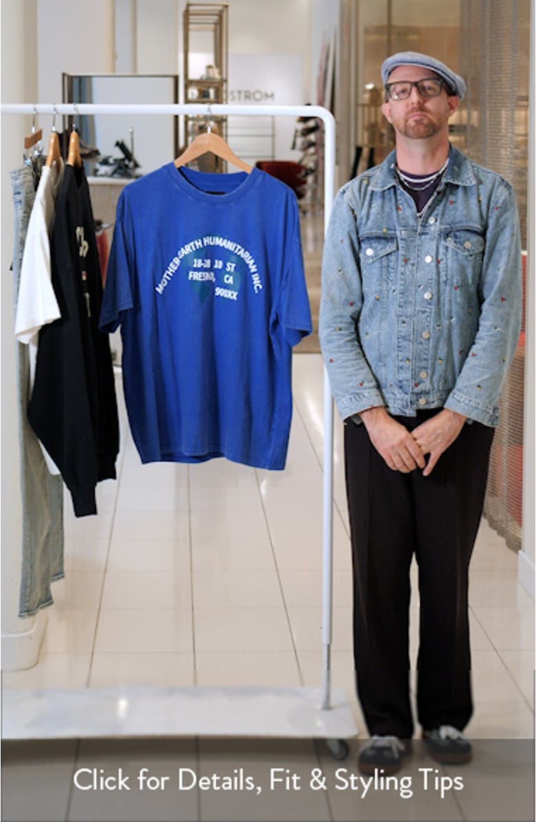 Earth Cotton Graphic T-Shirt, sales video thumbnail