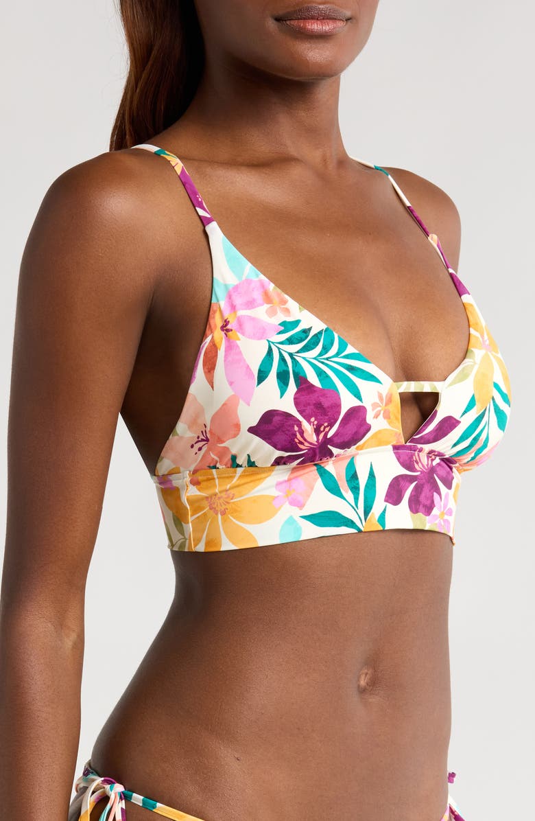 Billabong Playa del Sol V-Neck Cami Bikini Top, Alternate, color, 